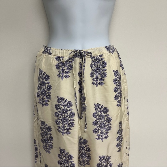 J Crew Soleil Pant in Bloomington Lilac Print Sz M - Picture 4 of 6